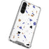White Terrazzo Galaxy S24 FE Clear Case